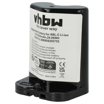 Image de vhbw Batterie Compatible avec iRobot Braava Jet M6 aspirateur, Robot électroménager (2600mAh, 10,8V, Li ION)