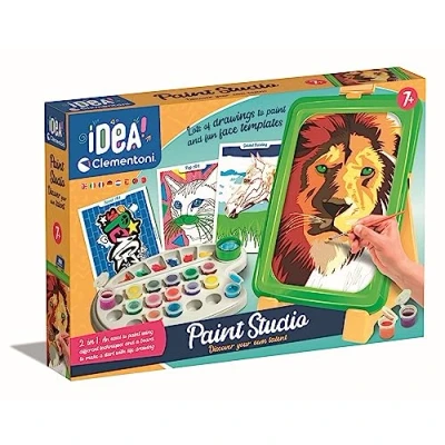 Image de Clementoni Idea Atelier de Dessin Jouet créatif pour Enfants à partir 7 Ans Fabriqué en Italie Coffret Cadeau, 18717