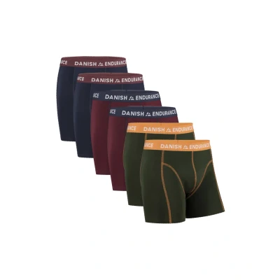 Image de Danish Endurance Classic Trunks 6 PACK Shorty multicoloured, Homme, Taille: 3XL, Multi coloured