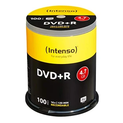 Image de Intenso 100 DVD+R 4.7 Go 16x Spindle
