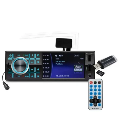 Image de Gef roy Autoradio Caliber RMD404DAB BT 75W x 4 Dab+ Bluetooth USB SD MP3 AUX FM Télécommande 1 DIN