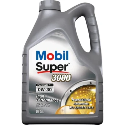 Image de Mobil Super 3000 Formula P 0W 30 5I Huile moteur 153779 PEUGEOT: 308 SW 2, 5008 II, 208 I 3/5 portes, CITROËN: C3 C4 portes