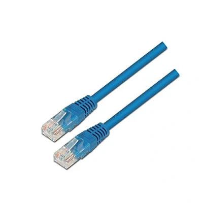 Image de Aisens Câble Réseau Patch Cord RJ45 Cat.6 UTP AWG24 0.5m 10/100/1000 Mbit/s Couleur Bleu Neuf