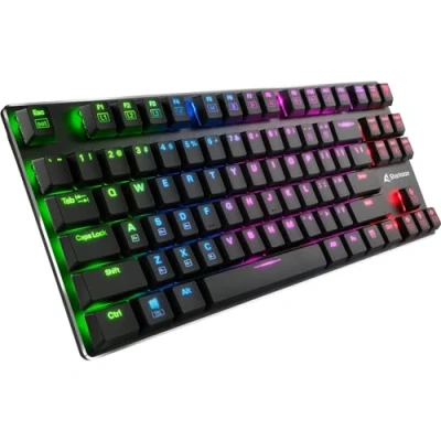 Image de Clavier mécanique Sharkoon PureWriter TKL RGB QWERTY LED Noir