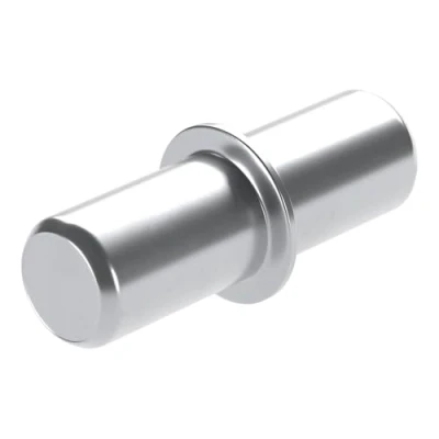 Image de SOTECH 50 pièces de supports tablette DUPLO zingué brillant pour trou perçage 5 mm Taquets d&#039;étagère à insérer tablettes en bois