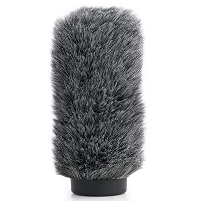 Image de NTG3 Microphone Bonnette, Pare brise Anti Vent pour Rode NTG 3, MKH416 Shotgun Mic, Filtre Pop en Fourrure jusqu&#039;à 7.1&quot;de longeur par YOUSHARES