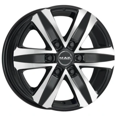 Image de MAK 6Trou 17Pouce 130mm Jante alu 17Pouces stone 6 w noir F75706SBM60M5 7.5Pouces 60mm 84.1mm