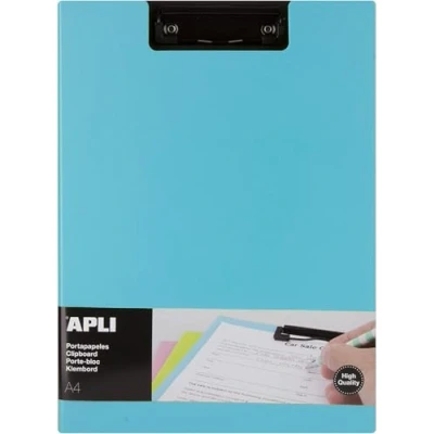 Image de Apli 17206 Porte blocs avec rabat Premium Bleu A4