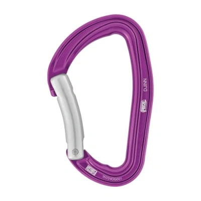 Image de Petzl, Djinn, Carabiner Robuste pour Grimper dans Une Falaise, Violet, Leva Curva, Adulte Unisexe