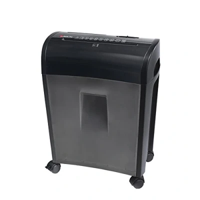 Image de Monolith 1900MOPB14 Destructeur de documents PBS 14 avec bac récupération l, 4 roulettes, coupe particules 5 x 16 mm