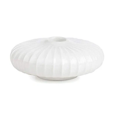 Image de Kähler Chandelier Rond Ø11.5 cm Hammershøi Design Danois Fait Main, Blanc