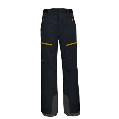 Image de Killtec Ksw 51 MN Pnts Pantalon de Ski Fonctionnel avec Protection des Bords et Jupe Pare Neige, Noir/Bleu, XXL Homme