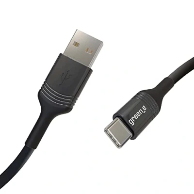 Image de GREEN E Cable Ecoconçu USB C vers 1,20 m Noir