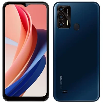 Image de OUKITEL Android 12 4G Téléphone Portable Débloqué C31 Pro, 4Go+64Go, Dual SIM+SD(Emplacement pour 3 Cartes), Qcta Core Smartphone, Batterie 5150mAh, 6,52&#039;&#039; HD+, Caméra 13MP, Empreinte Digitale Bleu