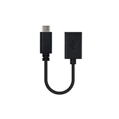 Image de Nanocable USB 2.0, 0.15m câble 0,15 m C A Noir Neuf