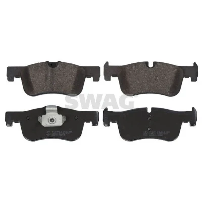 Image de SWAG 20 91 6885 Jeu de plaquettes frein Essieu avant préparé pour indicateur d&#039;usure avec clip piston BMW: 1 5 portes, 2 Coupe, 3 portes