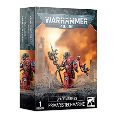 Image de Games Workshop Warhammer 40k Space Marine Techmarine Primaris 99120101278 Noir