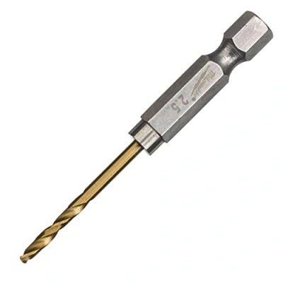 Image de Milwaukee Shockwave Foret à métal HSS G Red Hex Titane 1/4&quot; 9 x 117 mm