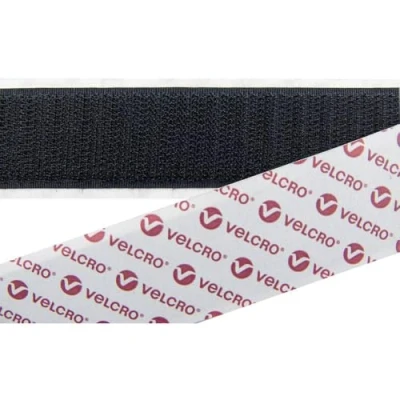 Image de Velcro® E08802033013025 Bandelette Auto agrippante à Coller Partie Crochets (L x l) 25000 mm 20 Noir 25 m