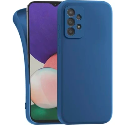 Image de MyGadget Coque pour Samsung Galaxy A52 4G 5G A52s Case TPU Souple &amp; Soft Cover Protection Extra Fine Légère Étui Coloré Anti Choc et Rayures Bleu foncé