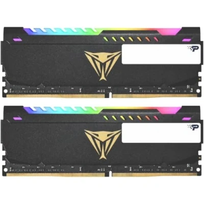Image de Patriot Memory Viper Elite DDR4 3600 MHz 16GB (2x8Go) C20 Kit de Mémoire Haute Performance Eclairage LED RGB Noir