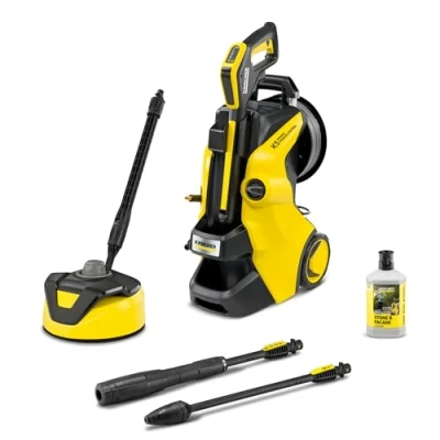 Image de Kärcher Nettoyeur Haute Pression K 5 Premium Power Control Flex Home, : max. 145 bar, Débit 500 l/h, Surface 40 m²/h, Poids 13,9 kg, Pistolet Pression, Rotabuse, Lance, Home Kit