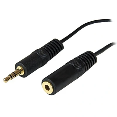 Image de StarTech.com Rallonge jack 3,6 m Câble d&#039;extension audio 3,5 mm Pour enceinte PC haut parleur M/F (MU12MF)