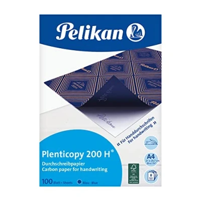 Image de Papier pelure PELIKAN Plenticopy 200 100 feuilles A4 Encre bleue Idéal pour le dessin