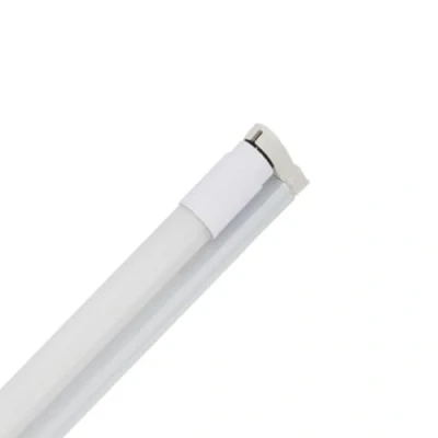 Image de TECHBREY Réglette + Tube LED 120cm T8 G13 18W 130lm/W Nano PC No Flicker Blanc Chaud 2800K 3200K 300