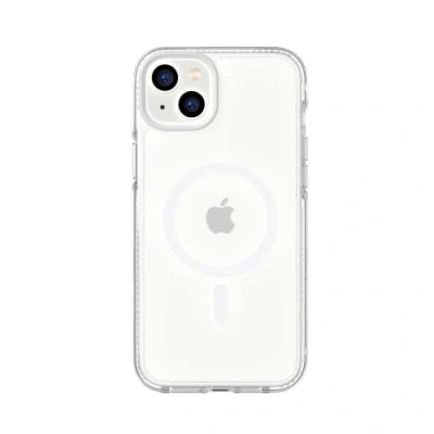 Image de tech21 Coque Transparente pour iPhone 14 Plus Evo Crystal Compatible avec MagSafe Absorption des Chocs et Rayures 4,9 m FlexShock Protection Contre Les Chutes