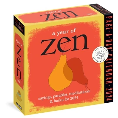 Image de A Year of Zen Page Day Calendar 2024: Sayings, Parables, Meditations &amp; Haiku for 2024
