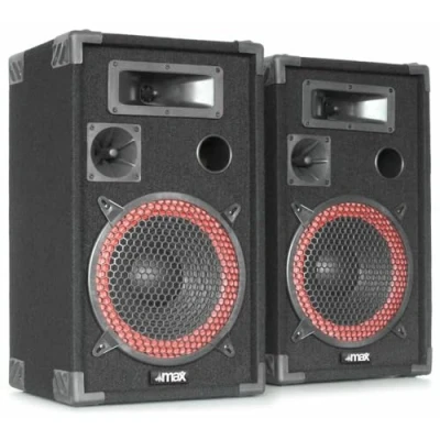 Image de Skytec XEN 3508 Paire d&#039;Enceintes Passives 8&quot; 2X 500 Watts, Caissons de Sonorisation, Sonorisation Professionnelle, Woofer 8 &quot;(20cm), Puissance Élevée, Boitier Solide, Equipement DJ