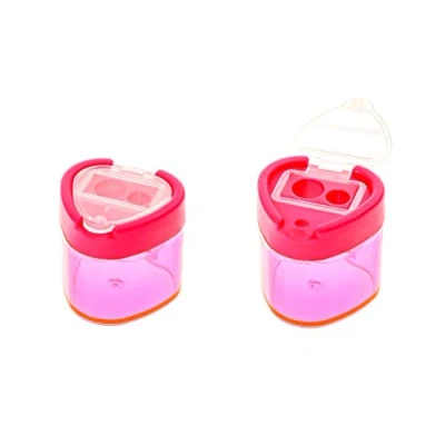 Image de TSI 45328 3 Taille crayon double triangulaire avec fermeture Rose