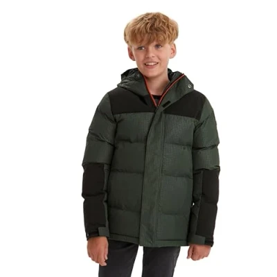 Image de Killtec Veste matelassée à capuche pour garçon. Vert 10 ans