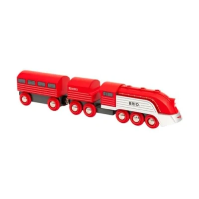 Image de Brio World 33557 train Aérodynamique pour circuit de en bois Système d&#039;attache aimantée Jouet garçons et filles à partir 3 ans