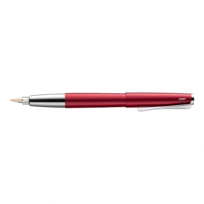 Image de Lamy studio pianored Stylo plume dans un élégant corps en métal or 14 ct., partiellement rhodinée taille de M avec cartouche d&#039;encre bleue T 10