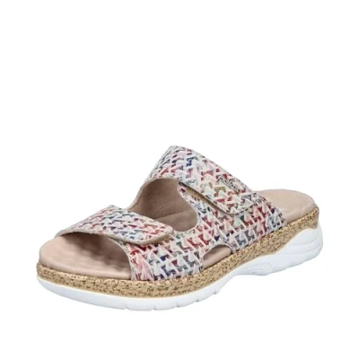 Image de Rieker Femme V2292 Mules, Multicolore, 41 EU