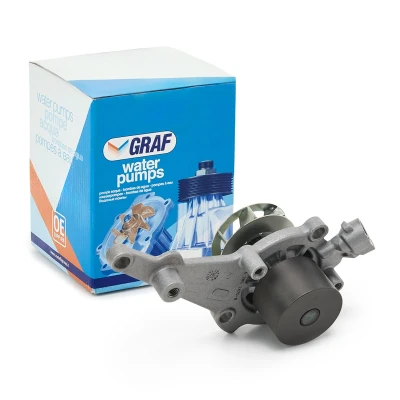 Image de GRAF PA1470 8 Pompe à eau avec joint d&#039;étanchéite non commutable Tôle d&#039;acier 54,5 pour transmission par courroie de distribution