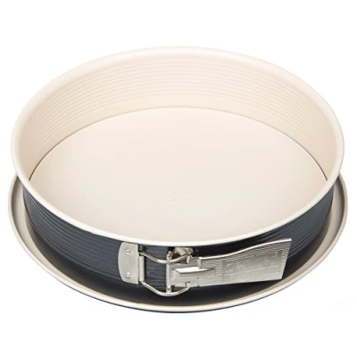 Image de Zenker Moule à charnière Creme Noir avec 1 base, acier inoxydable, gris/beige, diamètre 26 cm