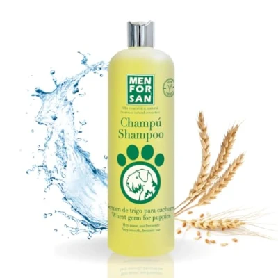 Image de MENFORSAN Shampooing pour Chiot avec Germe de blé 1 l