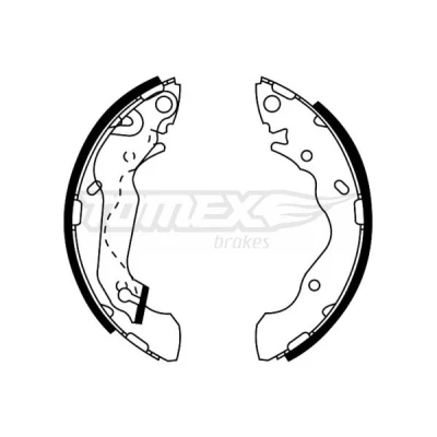 Image de Jeu de mâchoires frein à disque TOMEX Brakes TX 22 05