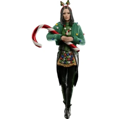 Image de Figurine Hot Toys TMS094 Marvel Comics Le Gardien de la Galaxie Mantis Holiday Special Version 30 CM Height multicolore