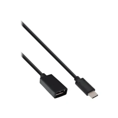 Image de InLine 0.15m USB 3.1 A C câble 0,15 m 3.2 Gen 2 (3.1 2) Noir
