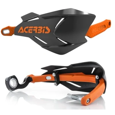 Image de Acerbis Mixte X Factory Prot ge mains, Noir/orange, Taille unique EU