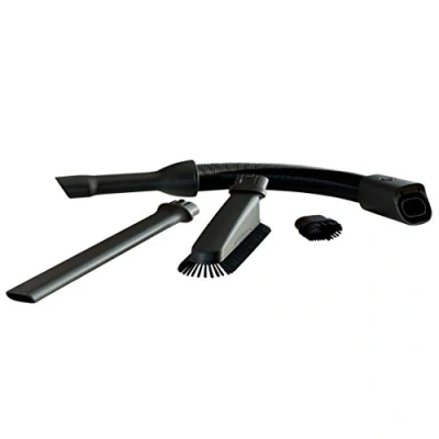 Image de AEG AKIT19 Kit d&#039;extension pour QX9 (accessoires, nettoyage de détails, maison, voiture, aspirateur, boîte rangement, tuyau d&#039;aspiration flexible, brosse douce meubles, outil suceur long, embout à poussière, noir