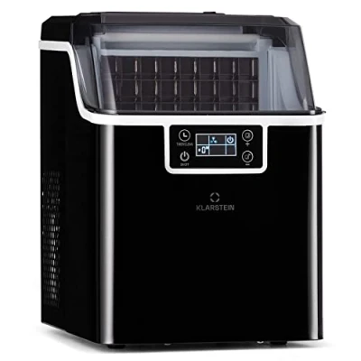Image de Klarstein Machine a Glacons, à Glacons pour la Maison, Glacon 3,2 litres, Fonctionnement Rapide, Ice Maker 20kg de Glace, Petits et Grands Glaçons, Machines Glaçons Autonettoyante
