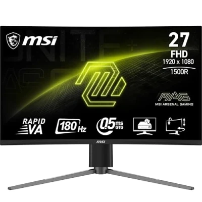 Image de MSI MAG 27C6PF écran plat de PC 68,6 cm (27 ) 1920 x 1080 pixels Full HD Noir Neuf