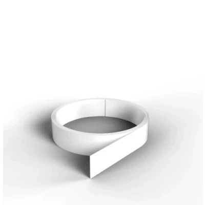 Image de Profilé PVC adhésif champlat NORDLINGER PRO 260m Blanc Bâtiment