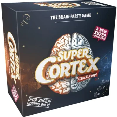 Image de Asmodee Cortex : Super Challenge Edition Genius Jeu de Société Famille et Enfants dès 8 Ans Stratégie Mémoire 2 à 6 Joueurs 15 Min