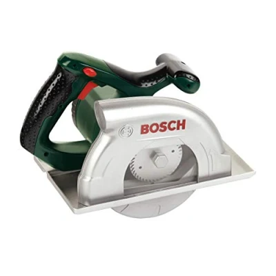 Image de Theo Klein 8421 Bosch Scie Circulaire à Piles avec des Mouvement de la Lame, Effet sonores et Lumineux Dimensions : 23 cm x 16 14,5 Jouet pour Enfants partir 3 Ans